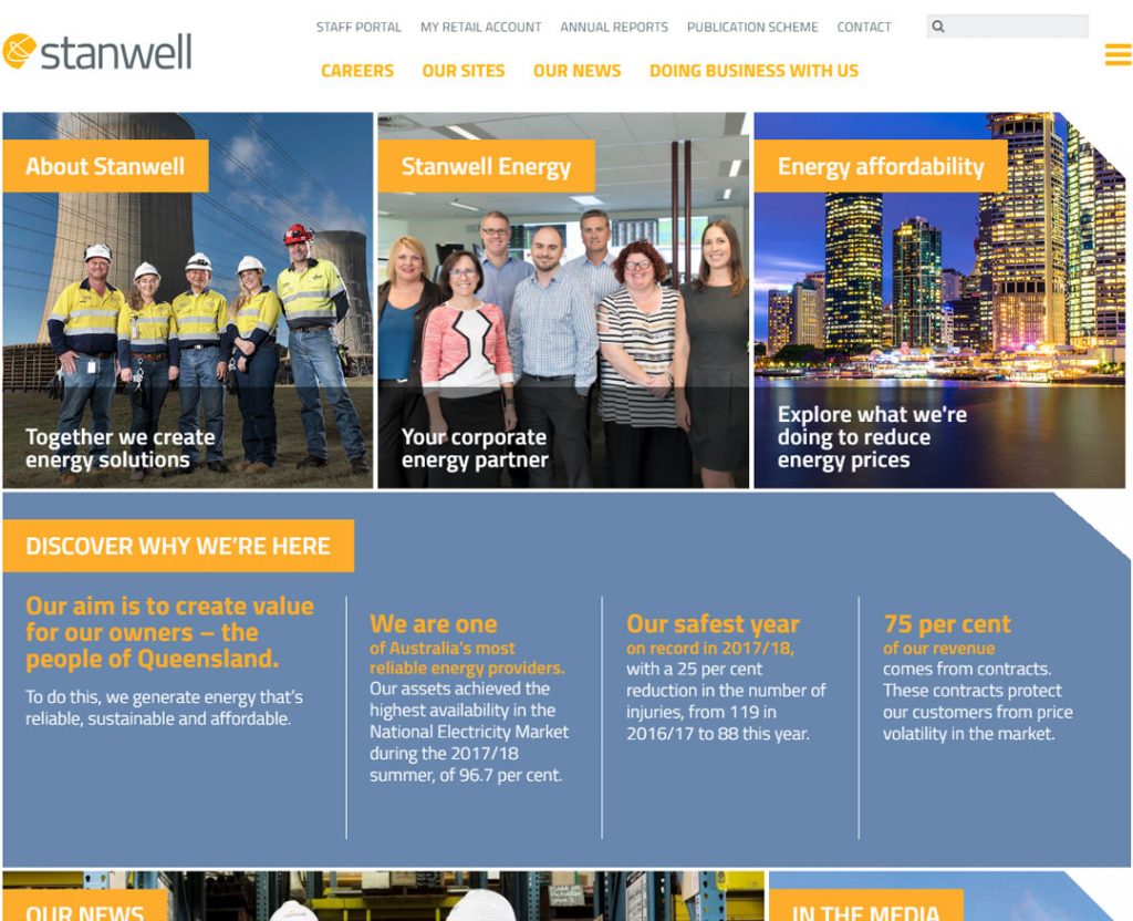 Stanwell WordPress Website